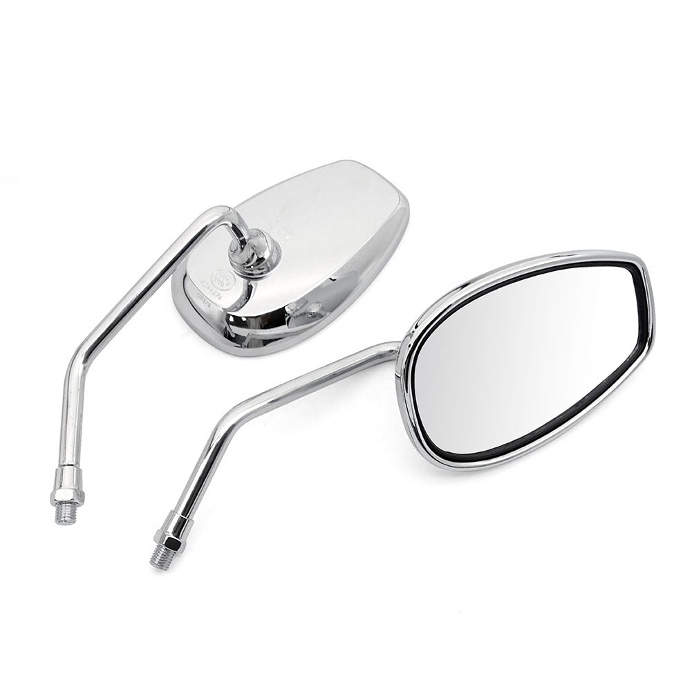 Motorcycle rearview mirror with adjustable arm and high-reflective surface Kalsten