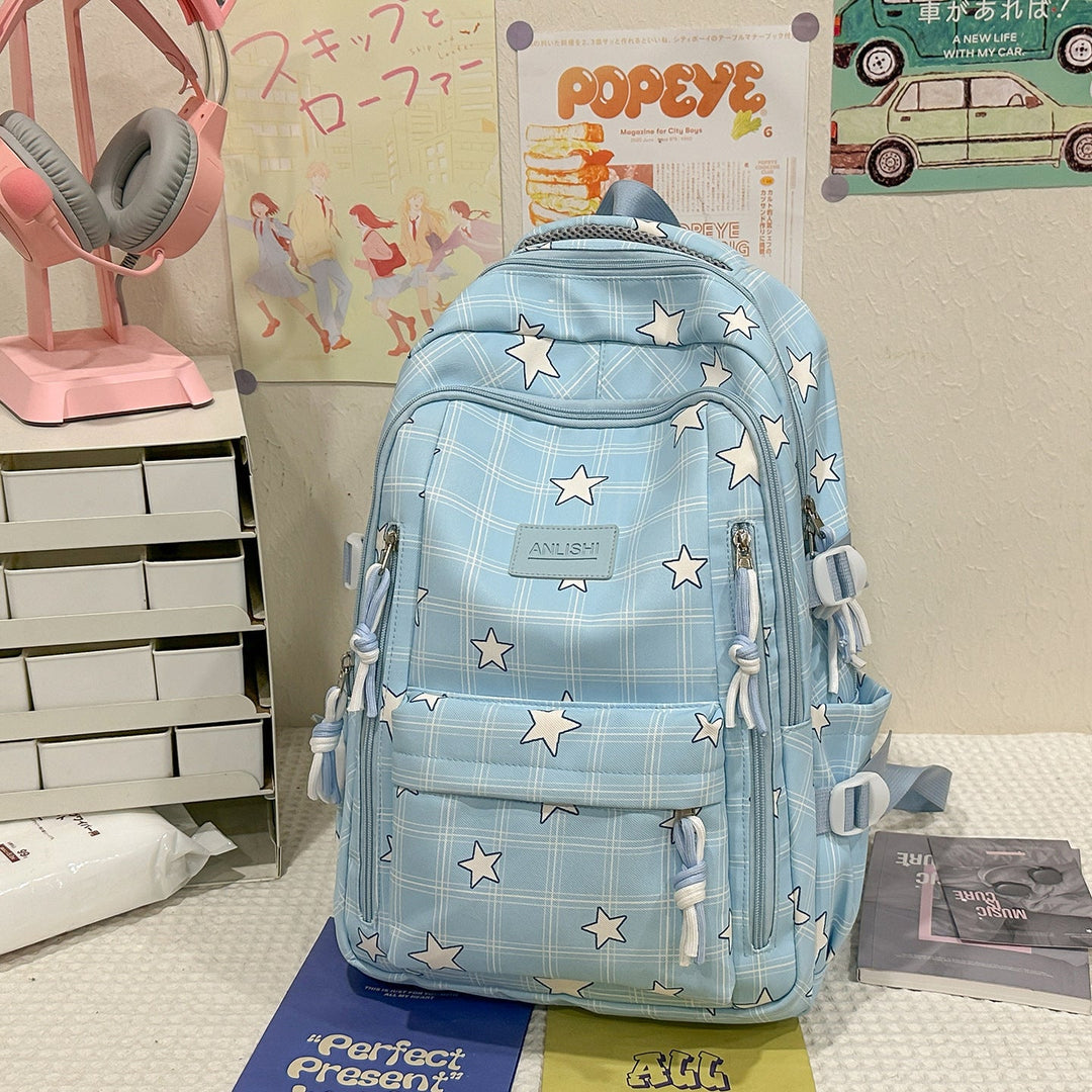 Versatile Star-Patterned Backpack Kalsten