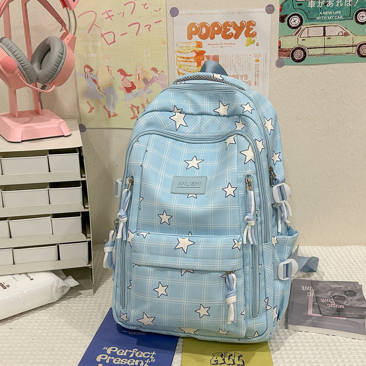 Versatile Star-Patterned Backpack Kalsten