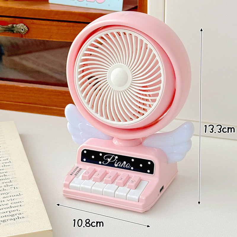 Ladies Creative Hand Fan in Sweet Piano Design Kalsten