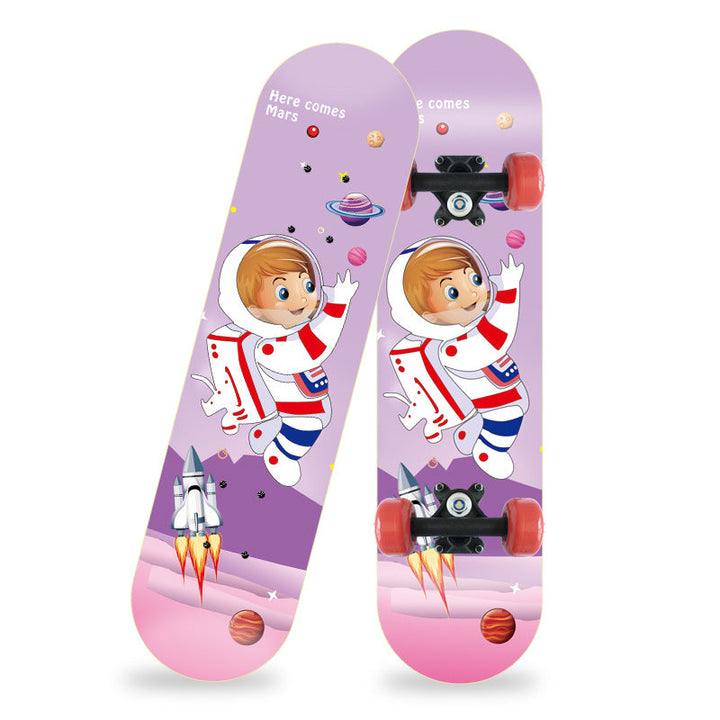 Cartoon-Inspired Mini Skateboard Kalsten