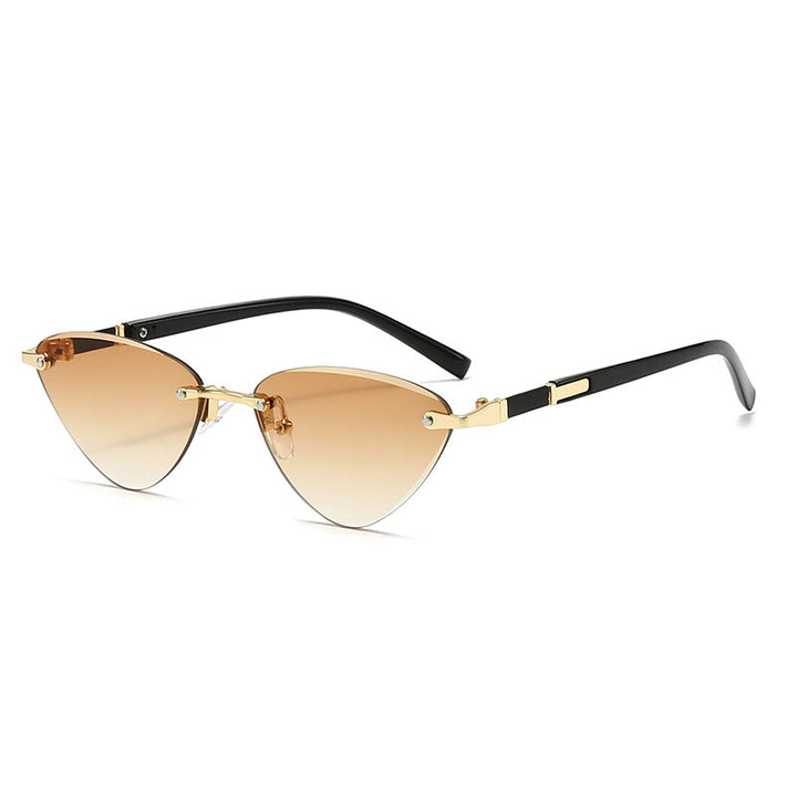 Ladies fashionable Cat-Eye sunglasses with elegant metal frame Kalsten