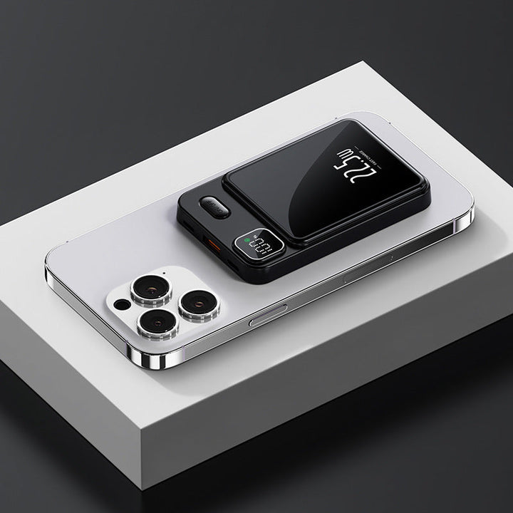 Portable power bank with wireless charging function and intelligent LED display Kalsten