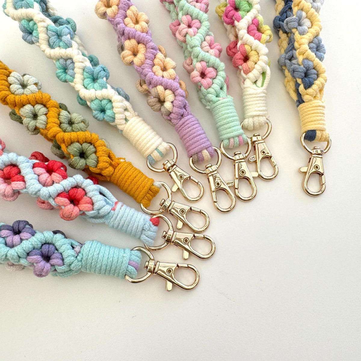 Decorative Macrame Keychain Strap Acalora