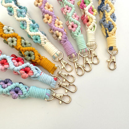 Decorative Macrame Keychain Strap Acalora