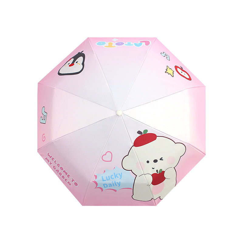 Women's Folding Umbrella with Playful Design Kalsten