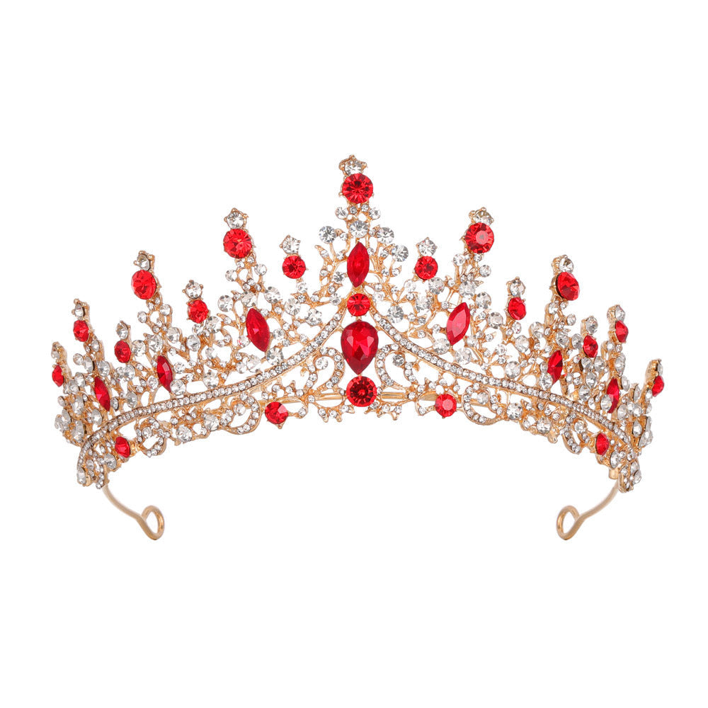 Ladies Rhinestone Tiara with Sparkling Gemstones Kalsten