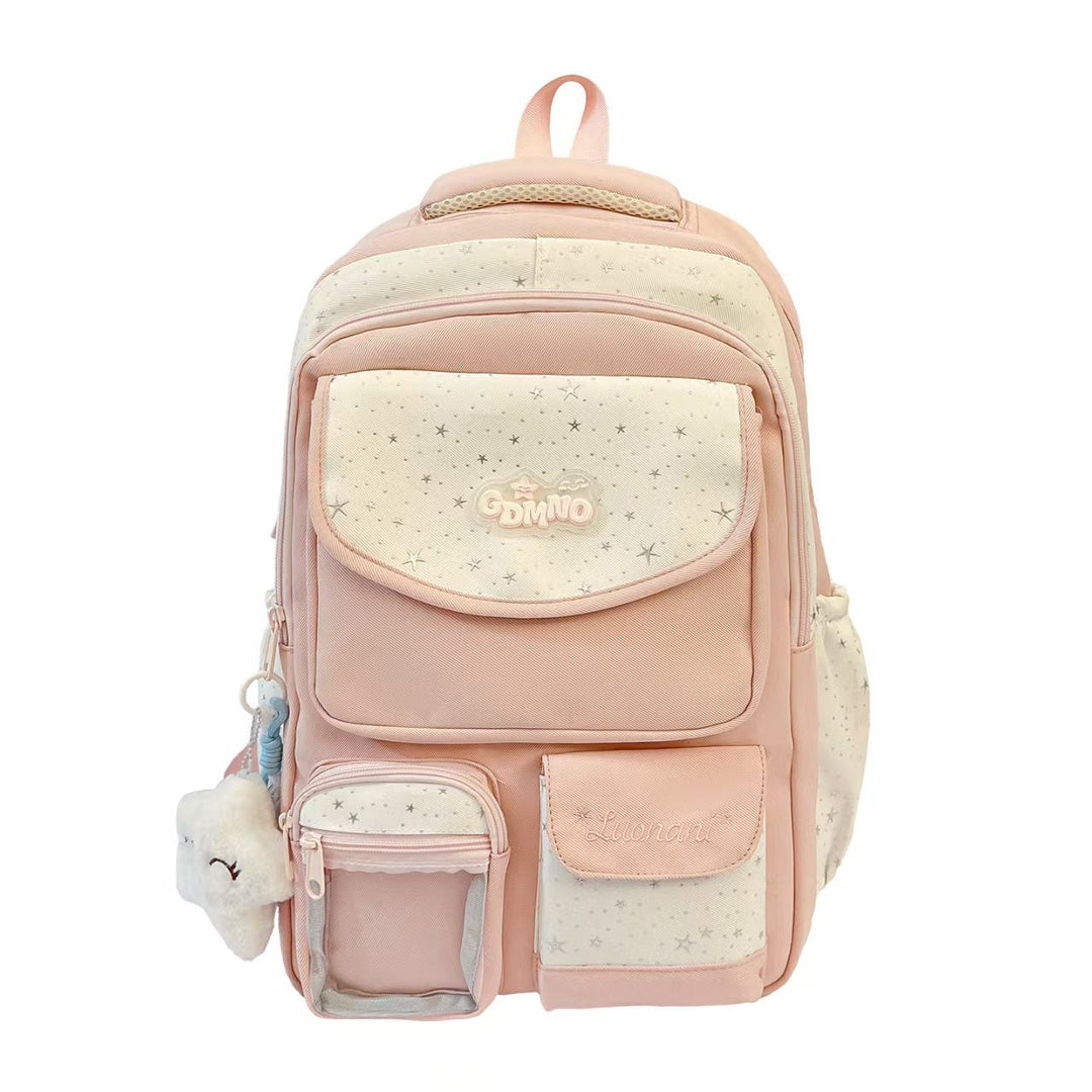 Star Patterned School Backpack Kalsten
