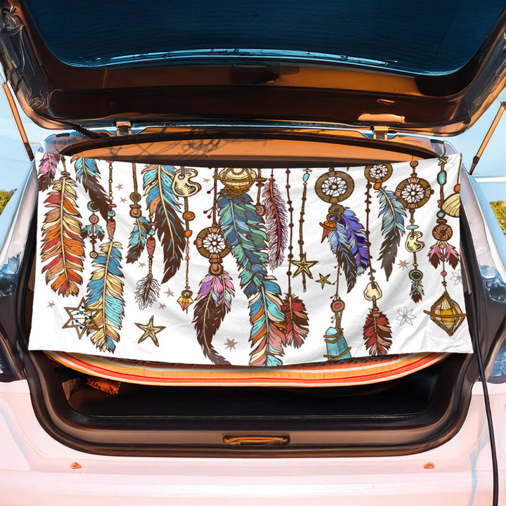 Trunk mat in creative flamingo design Kalsten