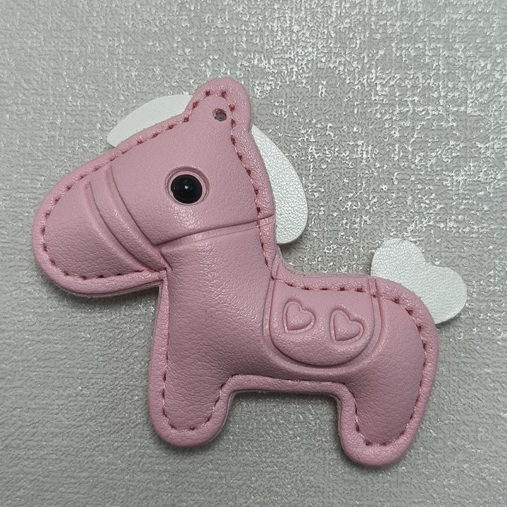 Leather Horse-Shaped Keychain Kalsten