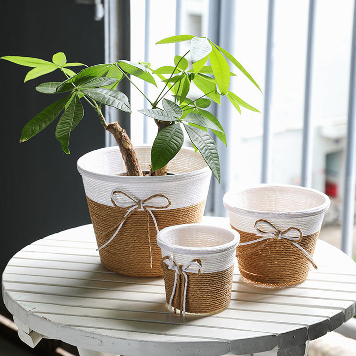 Decorative Woven Planter Kalsten