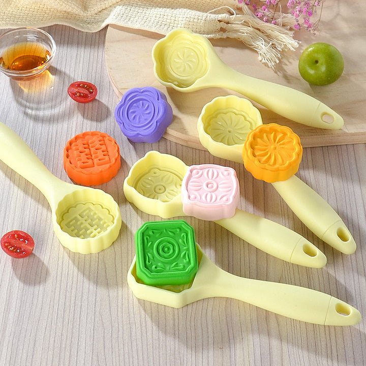 Silicone Cookie Stamp Set with Various Patterns Kalsten