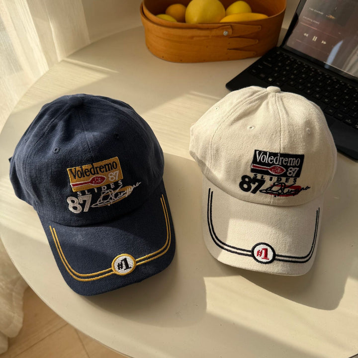 Men's Vintage-Inspired Embroidered Baseball Cap Kalsten 1783922647