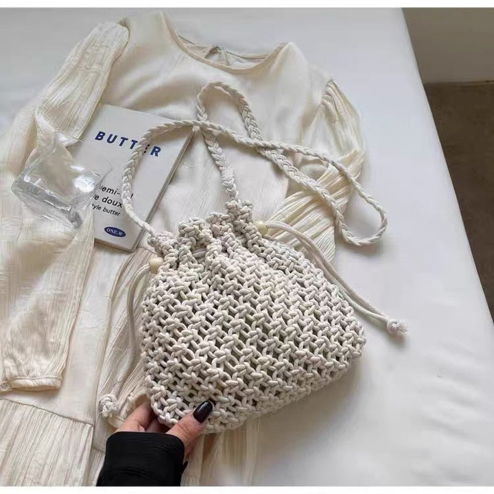 Macrame Crossbody Bag with Detail-Loving Pattern Kalsten