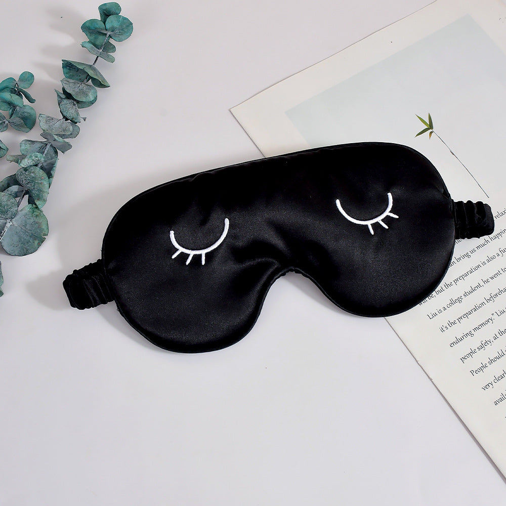 Unisex nan silky-soft eye mask with ergonomic contour and adjustable elastic band Kalsten