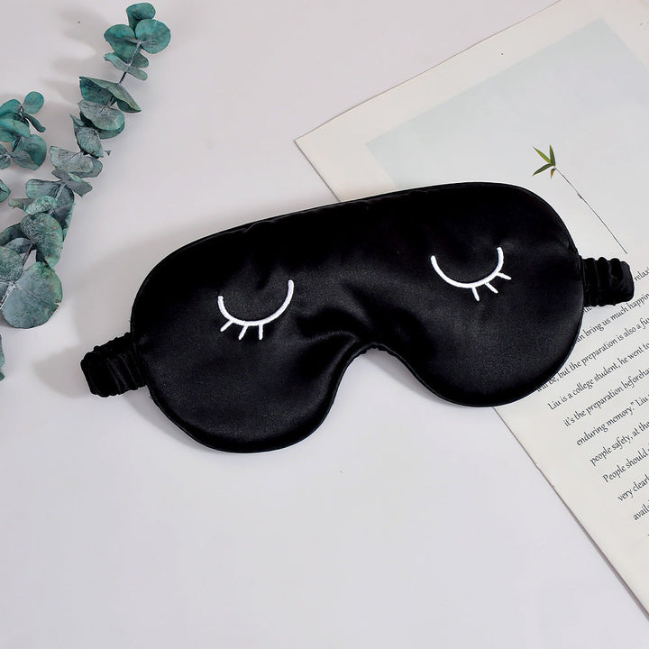 Unisex nan silky-soft eye mask with ergonomic contour and adjustable elastic band Kalsten