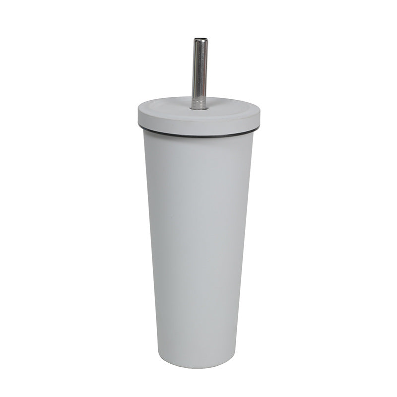 Unisex To-Go drinking mug with strong insulation and stainless steel straw Kalsten