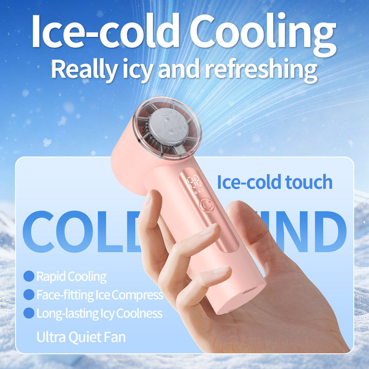 Unisex Portable Ice-Cooling Handheld Fan Kalsten