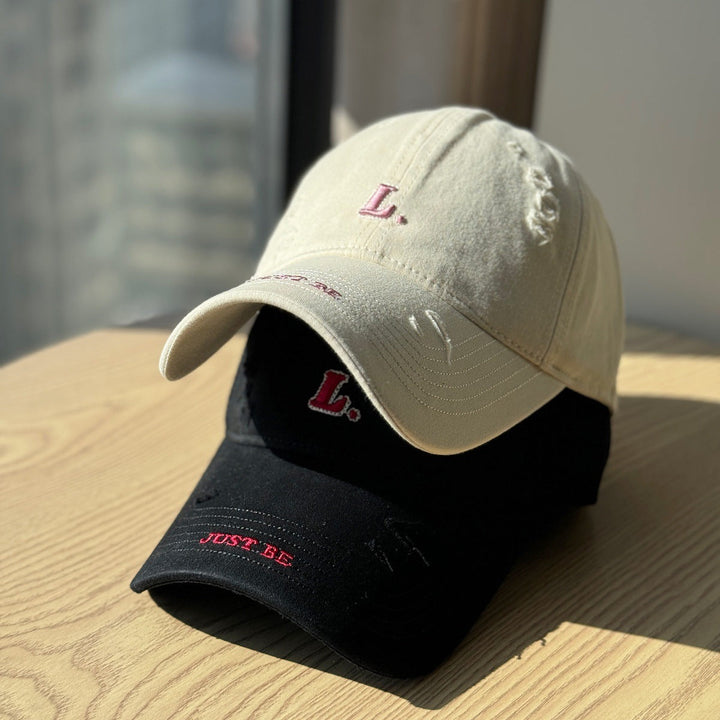 Women's Distressed Cotton Baseball Cap Kalsten