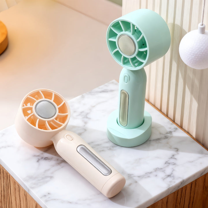 Women portable mini fan with USB connection and rotatable head Kalsten