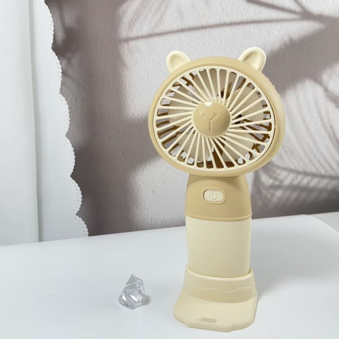 Ladies Portable Hand Fan with Animal Ears Kalsten