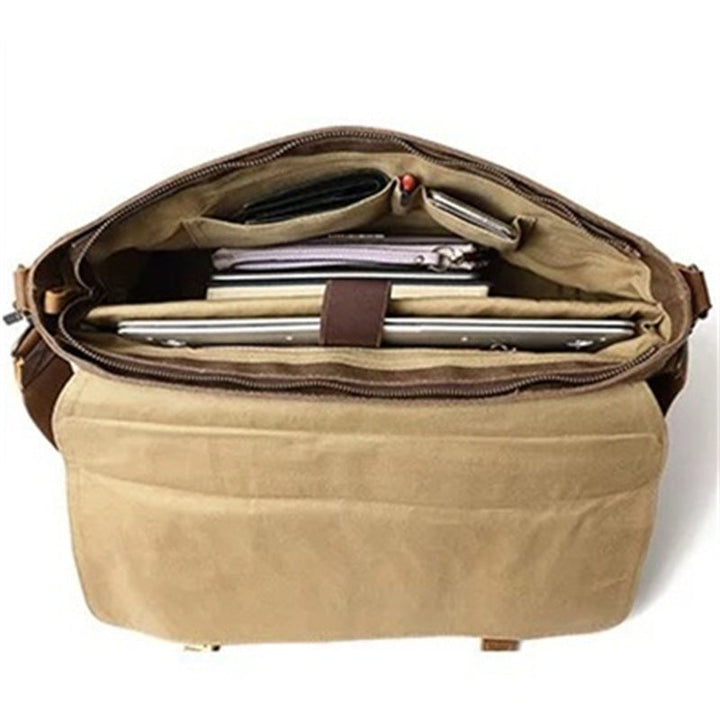 Robust briefcase with vintage design Kalsten