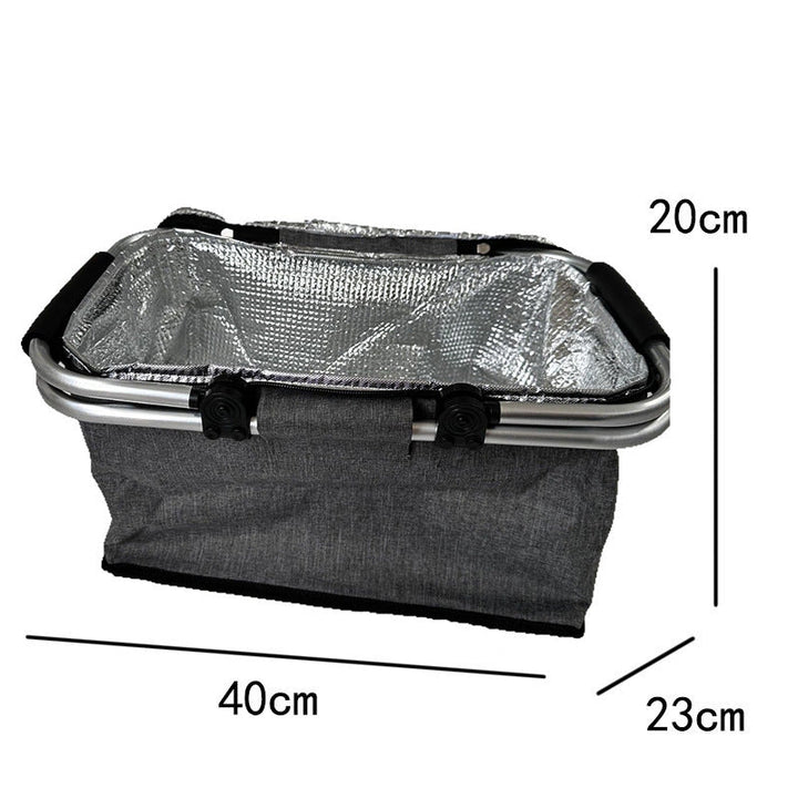 Cooler bag with sturdy aluminum frame and insulating inner lining Kalsten