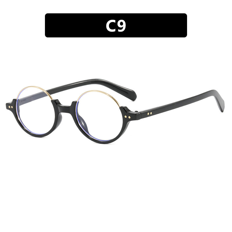 Women's round sunglasses with elegant plastic frame Kalsten