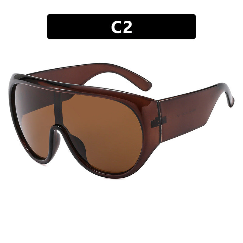 Ladies sporty sunglasses in aerodynamic design with wide field of vision Kalsten