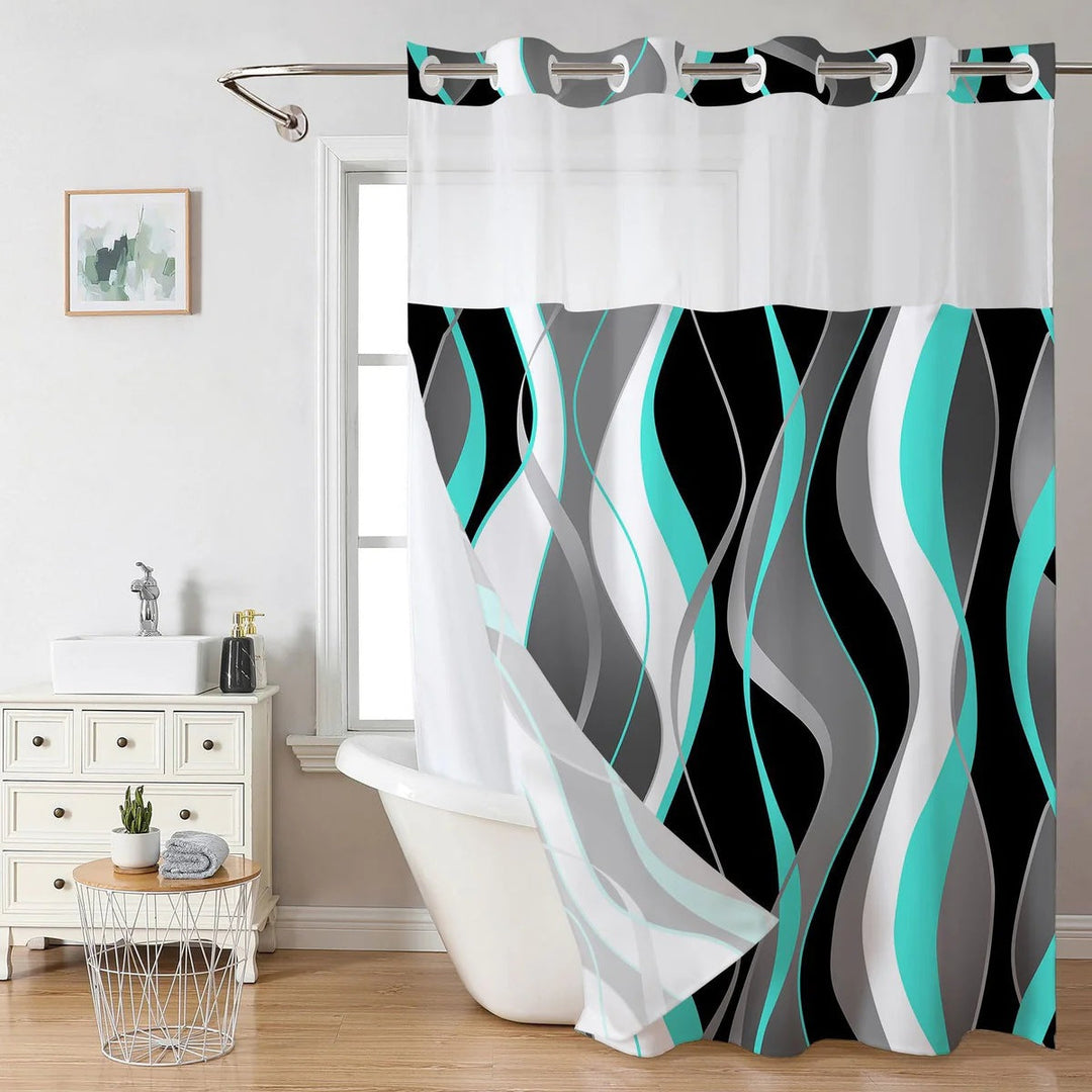 Artistic Floral Shower Curtain Kalsten
