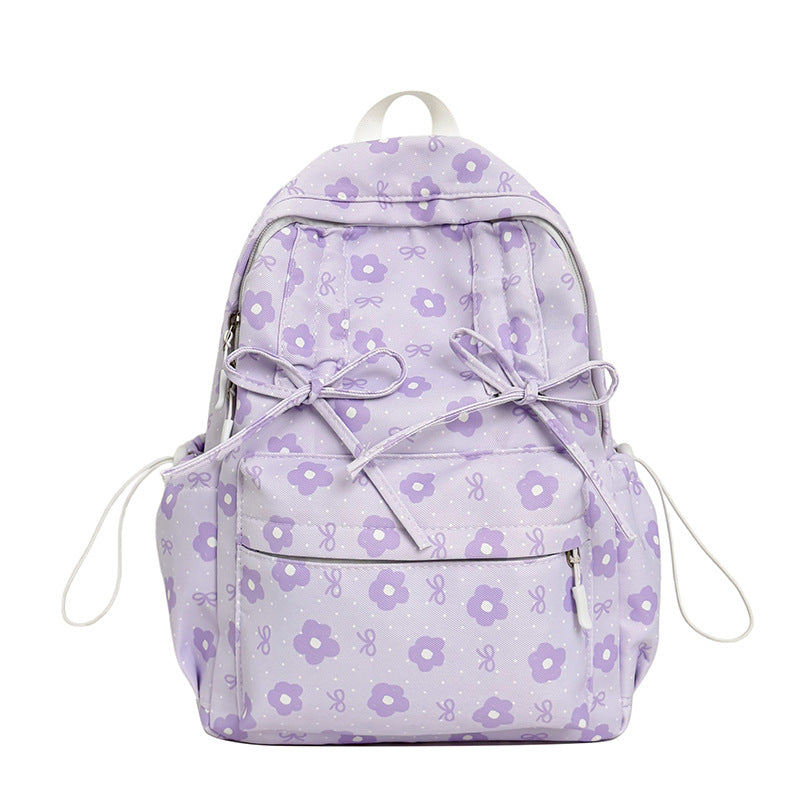 Floral Print Backpack kalsten