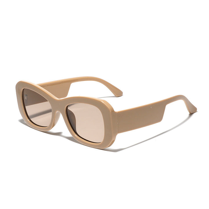 Women's modern square sunglasses with transparent frame Kalsten