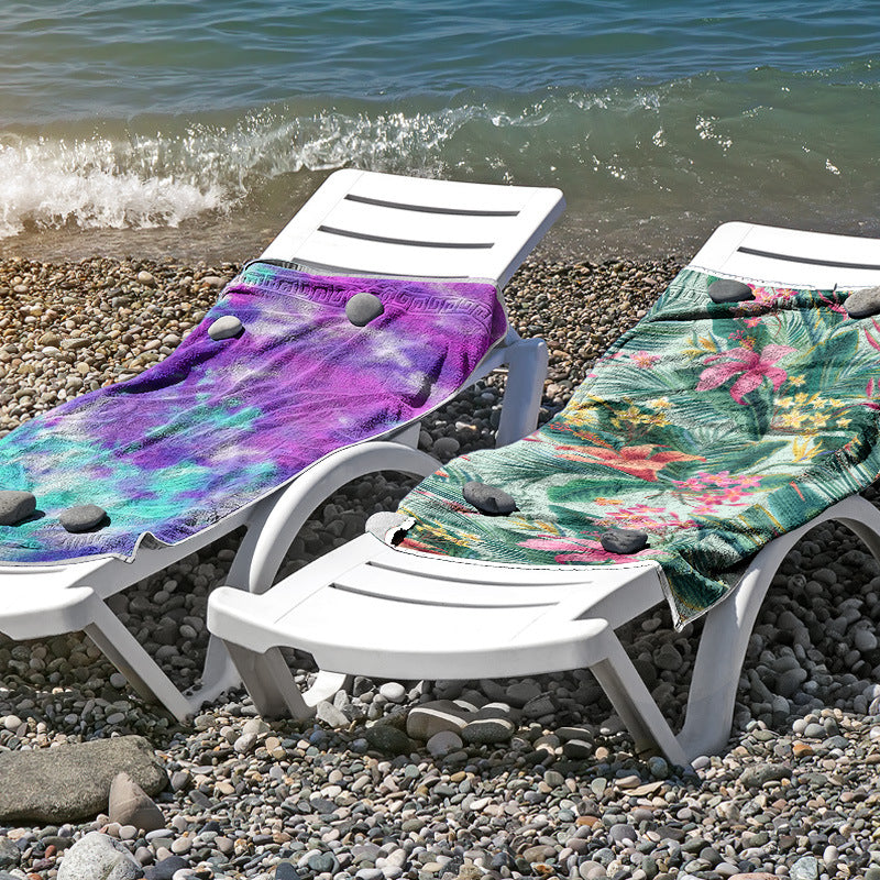 Beach towel made of skin-friendly microfiber with a creative pattern mix Kalsten