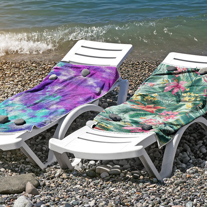 Beach towel made of skin-friendly microfiber with a creative pattern mix Kalsten
