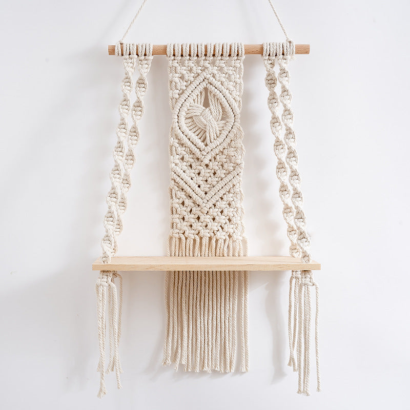 Decorative Macramé Swing Shelf Acalora