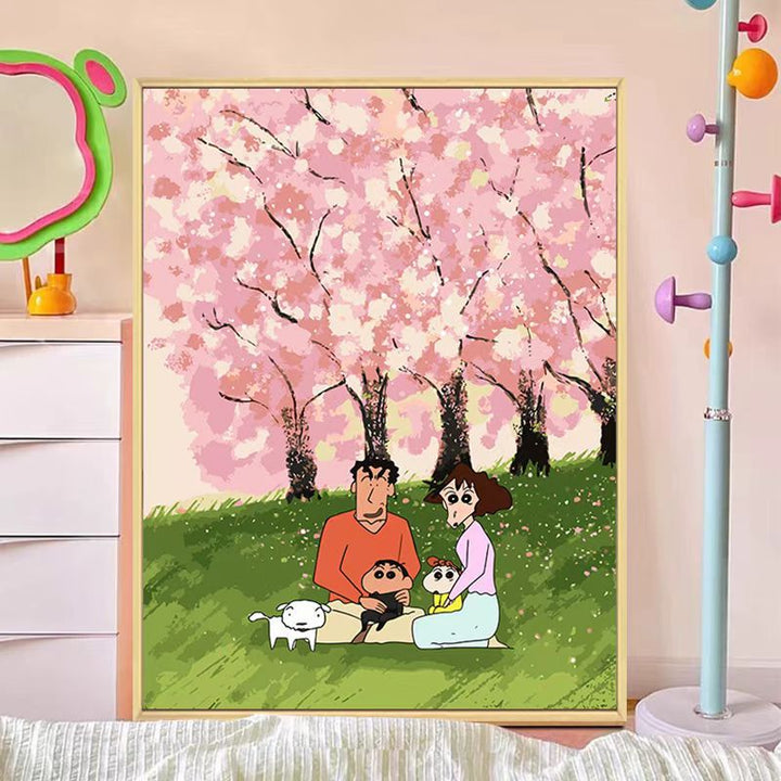 Whimsical Family-Themed Canvas Wall Art Kalsten