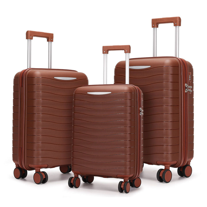 Hard Shell Suitcase Set with Innovative Pocket Organization Kalsten
