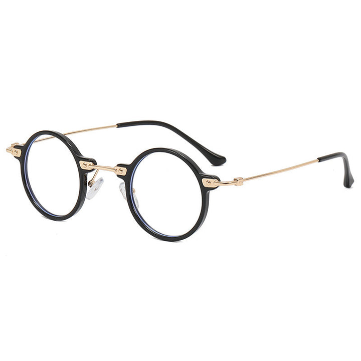 Ladies round glasses with delicate metal frame Kalsten