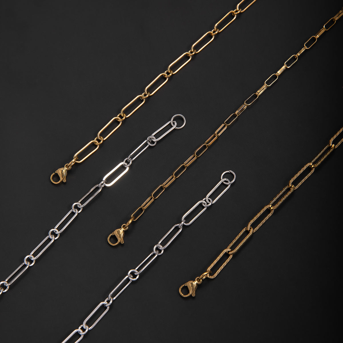 Elegant Open Link Chain Necklace Acalora