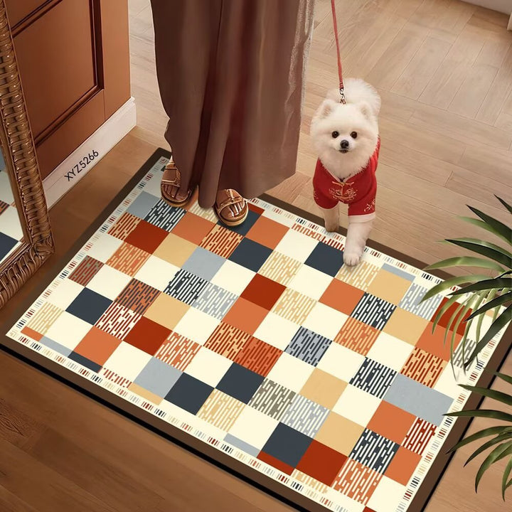 Colorful Patterned Floor Mat Kalsten