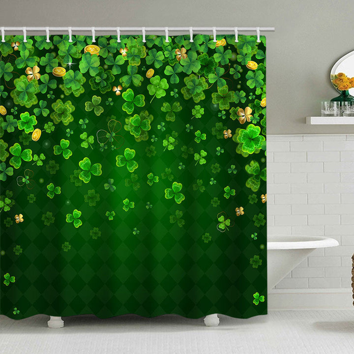 Botanical Leaf Print Shower Curtain Kalsten
