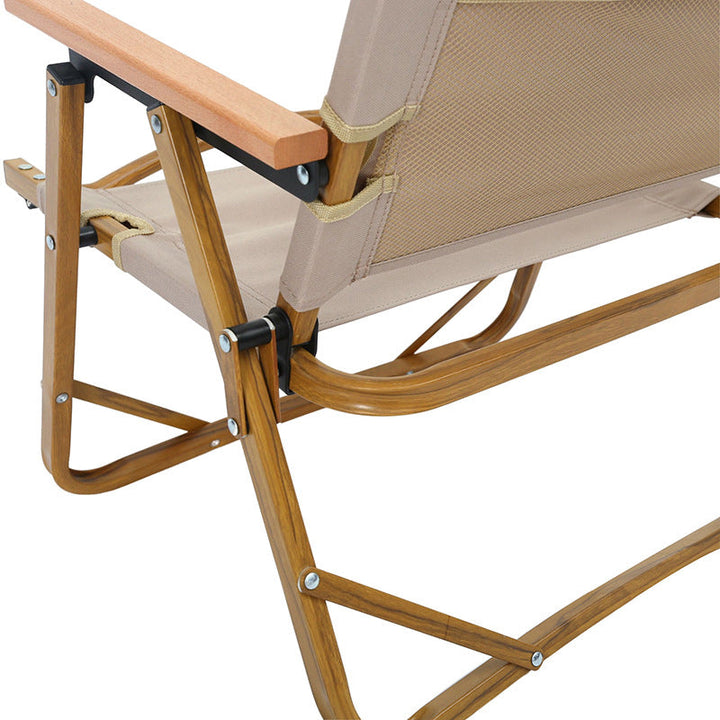 Folding chair with ergonomic backrest and stable frame Kalsten