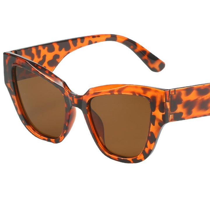 Women's Cat Eye Sunglasses with extravagant Leopard Print Kalsten