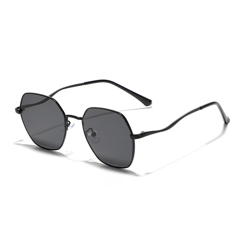 Women's geometric sunglasses with high-quality metal frame Kalsten