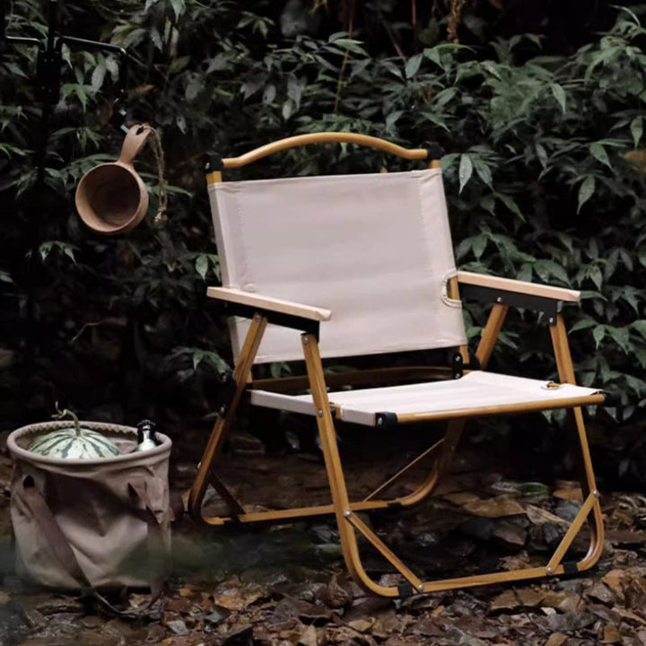 Folding chair with ergonomic backrest and stable frame Kalsten