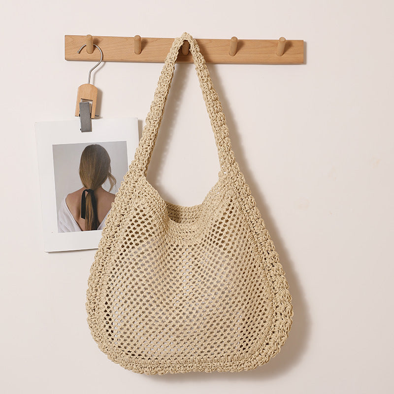 Hand-knotted net tote bag Kalsten