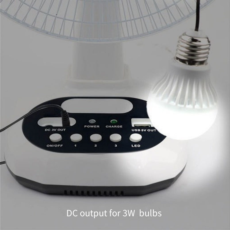 Women Solar-Powered Table Fan with USB Charging and Flexible Tilt Mechanism Kalsten