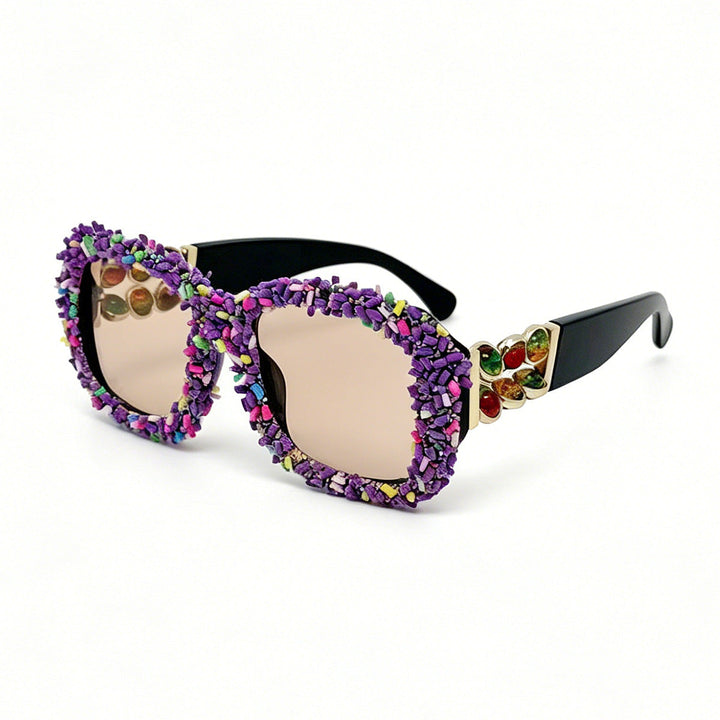 Women's sunglasses with creative candy trim Kalsten