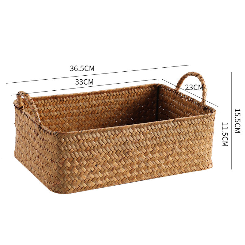 Handwoven Natural Storage Basket Kalsten