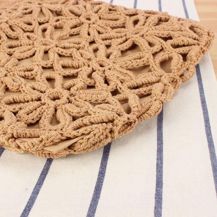 Crochet Tote Bag with Floral Patterns Kalsten
